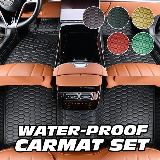 Leather Floor Mats Covers | Heavy Duty, Universal Fit Floor Mats for Cars, SUVs, and Trucks