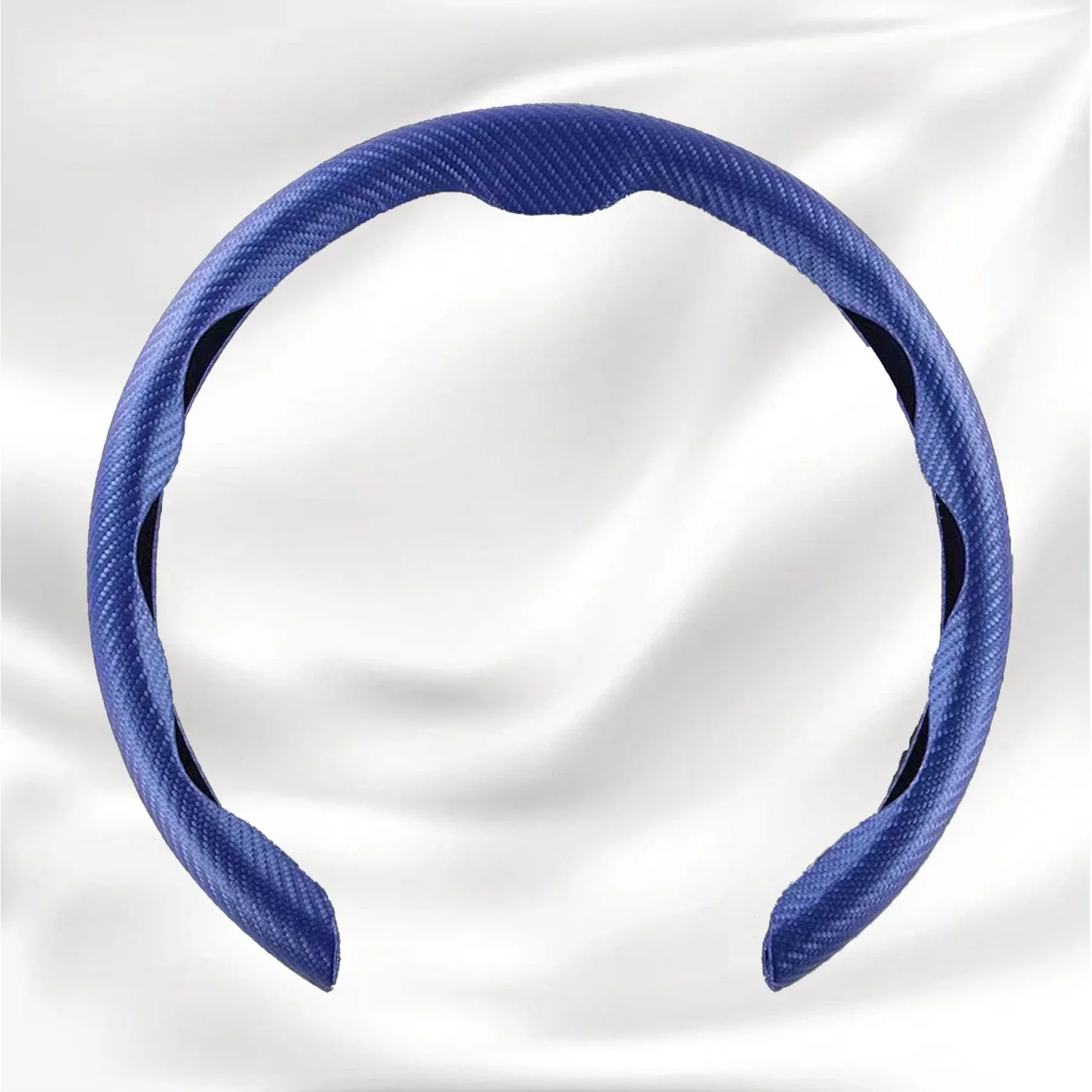 Nexi Customized Car Logo Breathable Ultra-thin 5D Leather & Carbon Car Steering Wheel Cover