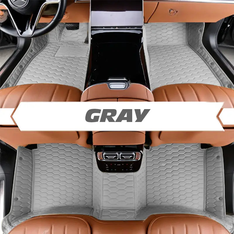 Leather Floor Mats Covers | Heavy Duty, Universal Fit Floor Mats for Cars, SUVs, and Trucks