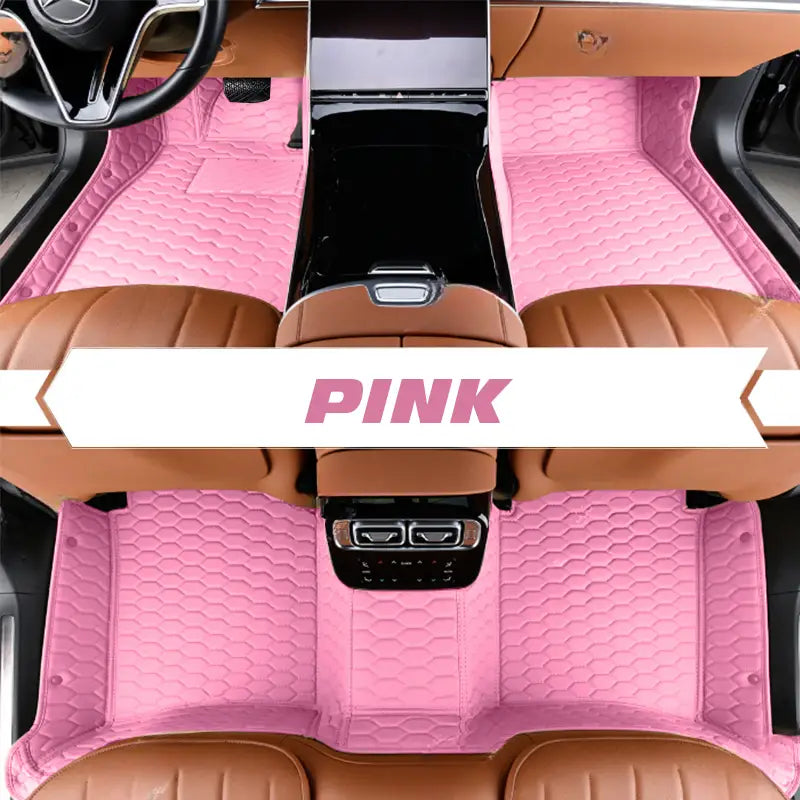 Leather Floor Mats Covers | Heavy Duty, Universal Fit Floor Mats for Cars, SUVs, and Trucks