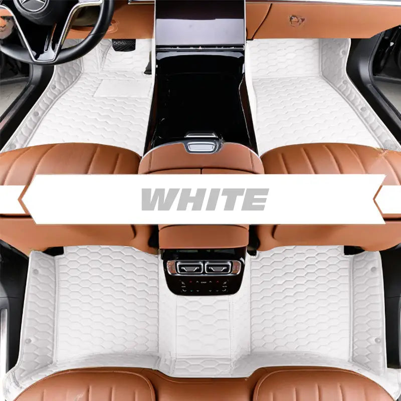 Leather Floor Mats Covers | Heavy Duty, Universal Fit Floor Mats for Cars, SUVs, and Trucks