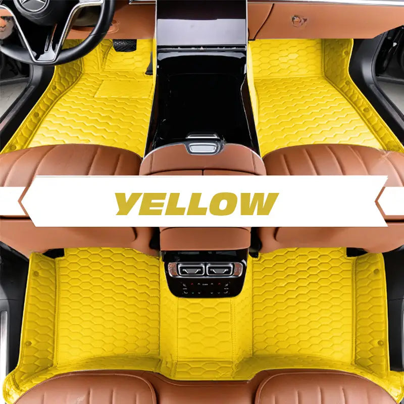 Leather Floor Mats Covers | Heavy Duty, Universal Fit Floor Mats for Cars, SUVs, and Trucks