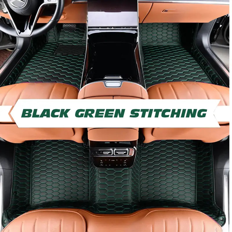 Leather Floor Mats Covers | Heavy Duty, Universal Fit Floor Mats for Cars, SUVs, and Trucks
