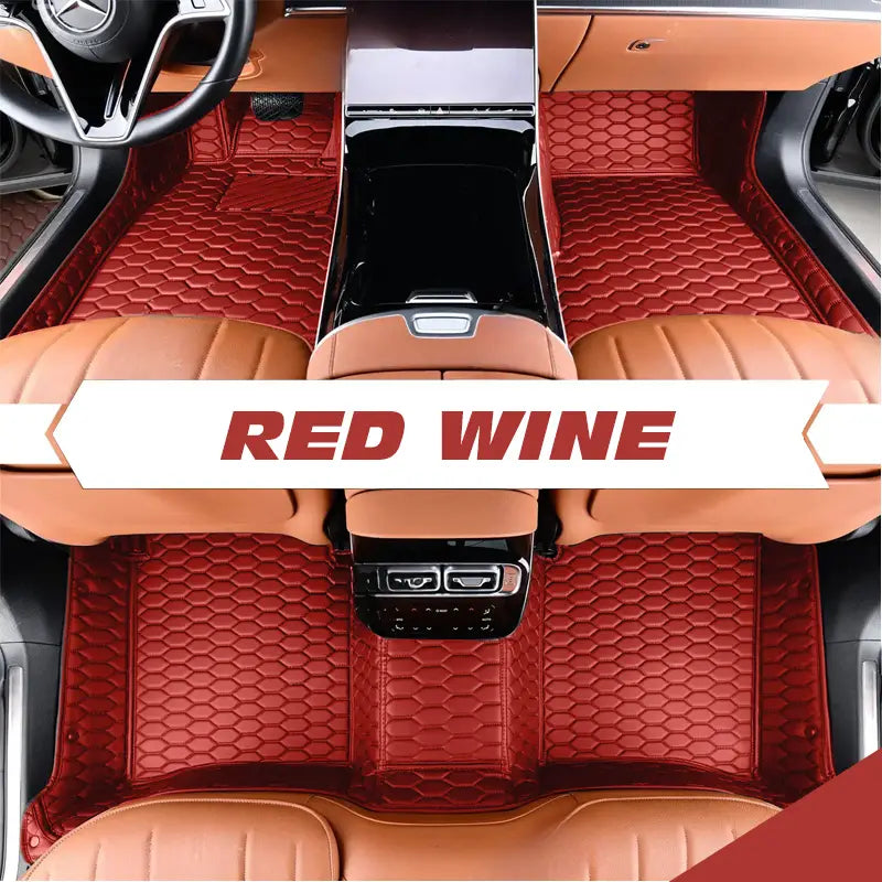 Leather Floor Mats Covers | Heavy Duty, Universal Fit Floor Mats for Cars, SUVs, and Trucks