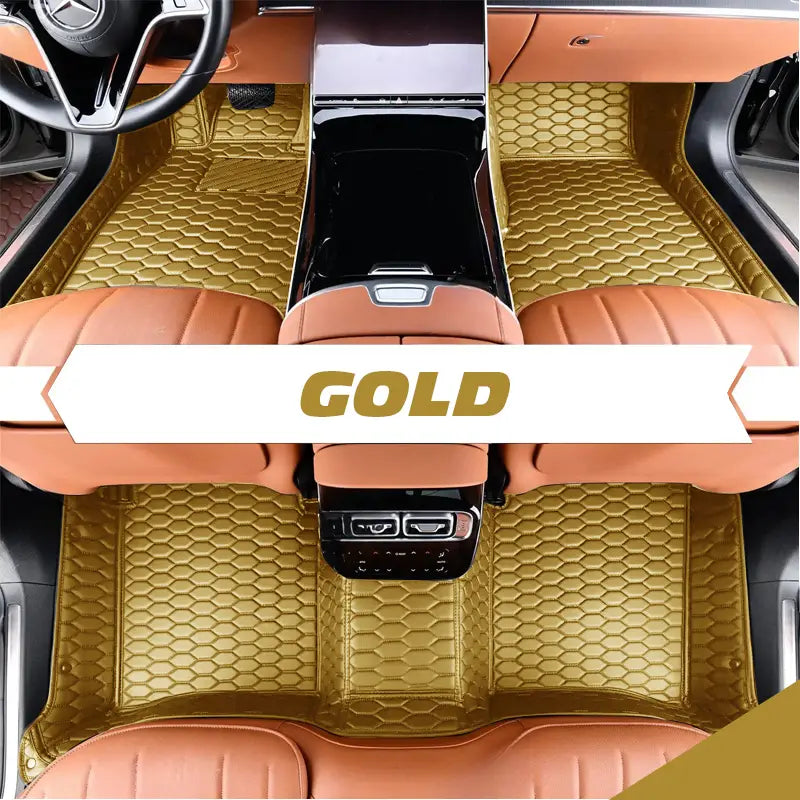 Leather Floor Mats Covers | Heavy Duty, Universal Fit Floor Mats for Cars, SUVs, and Trucks