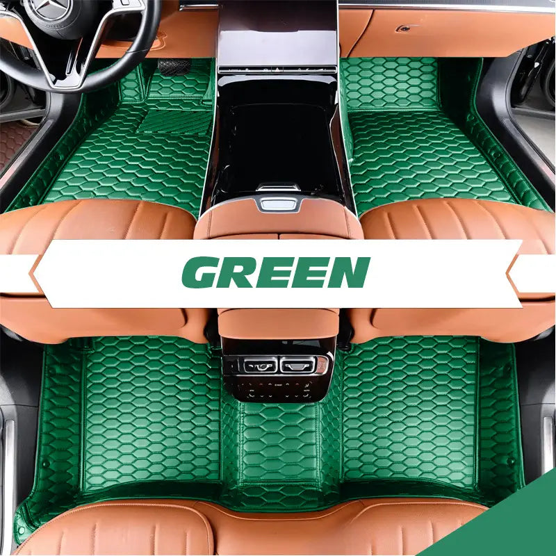 Leather Floor Mats Covers | Heavy Duty, Universal Fit Floor Mats for Cars, SUVs, and Trucks