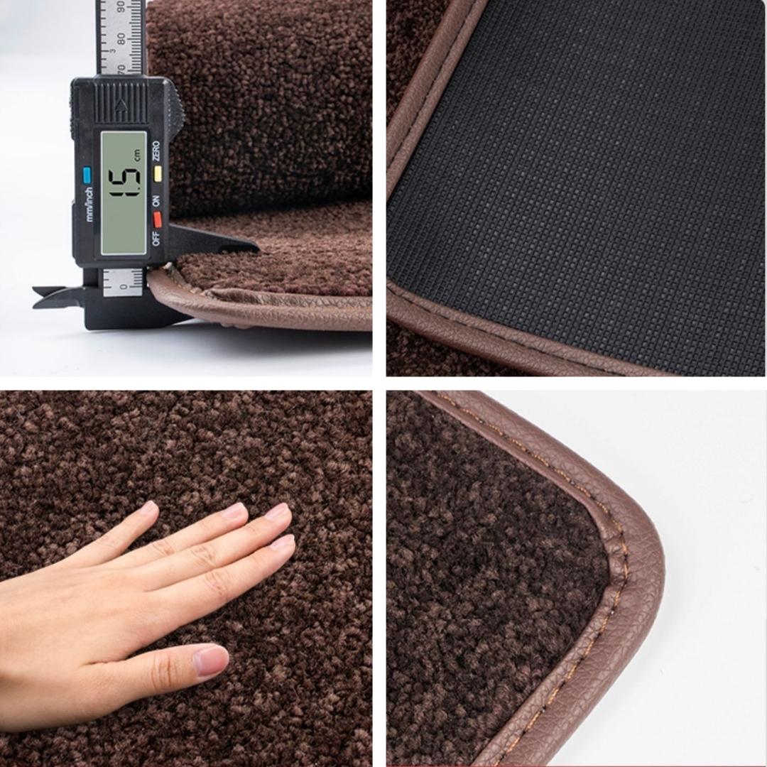 Full Coverage Carpet Floor Mats, Custom Fit for Front and Rear Rows