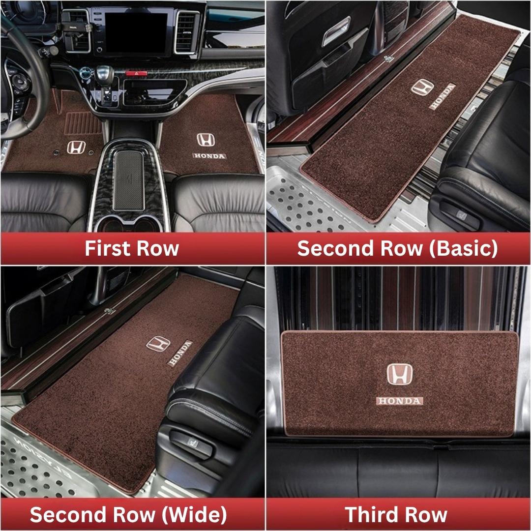 Full Coverage Carpet Floor Mats, Custom Fit for Front and Rear Rows