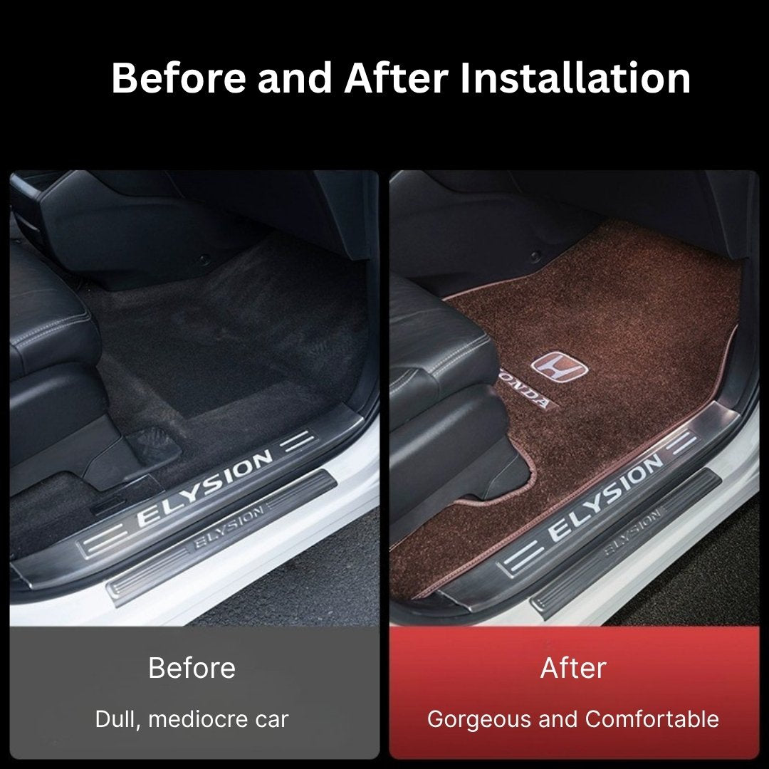 Full Coverage Carpet Floor Mats, Custom Fit for Front and Rear Rows