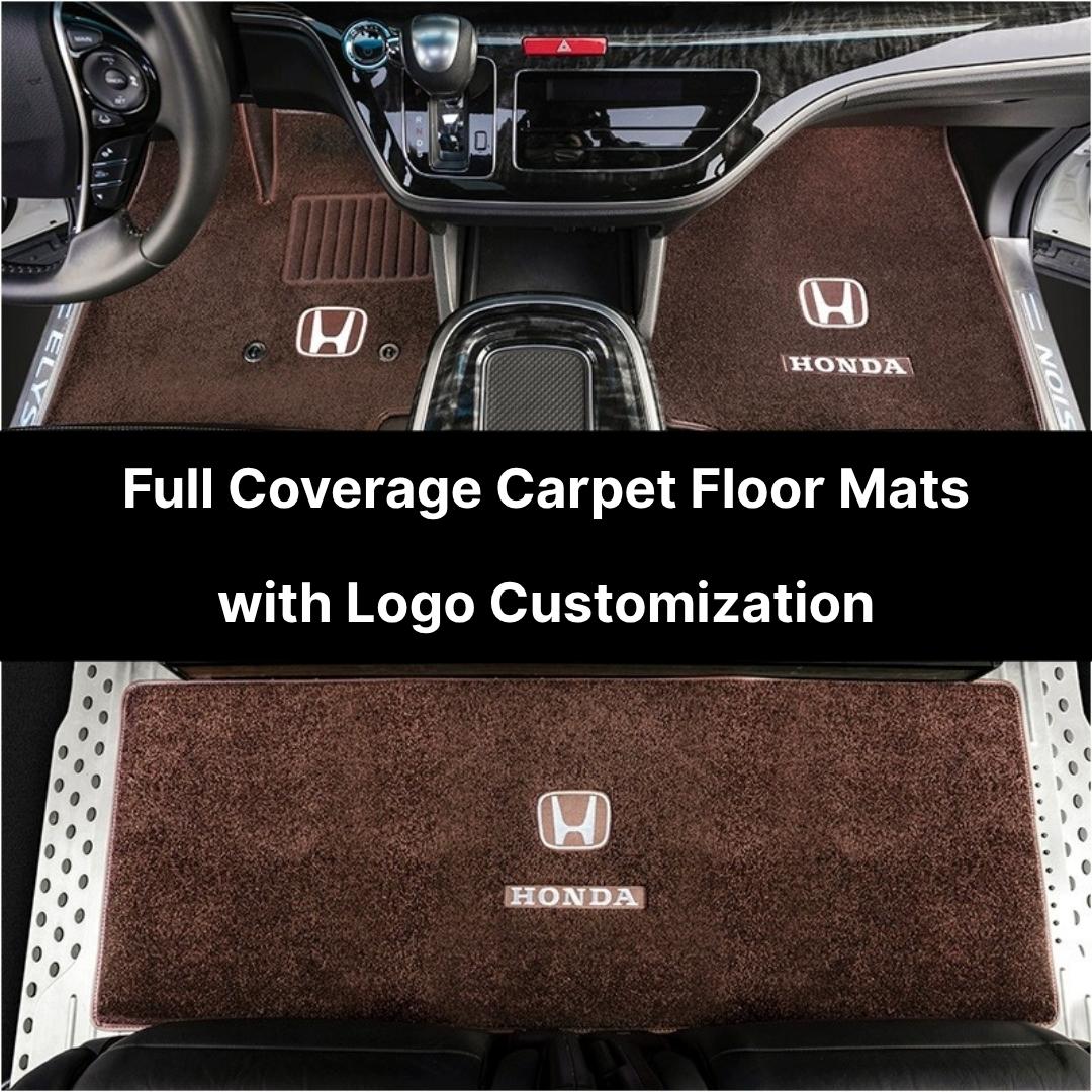 Full Coverage Carpet Floor Mats, Custom Fit for Front and Rear Rows