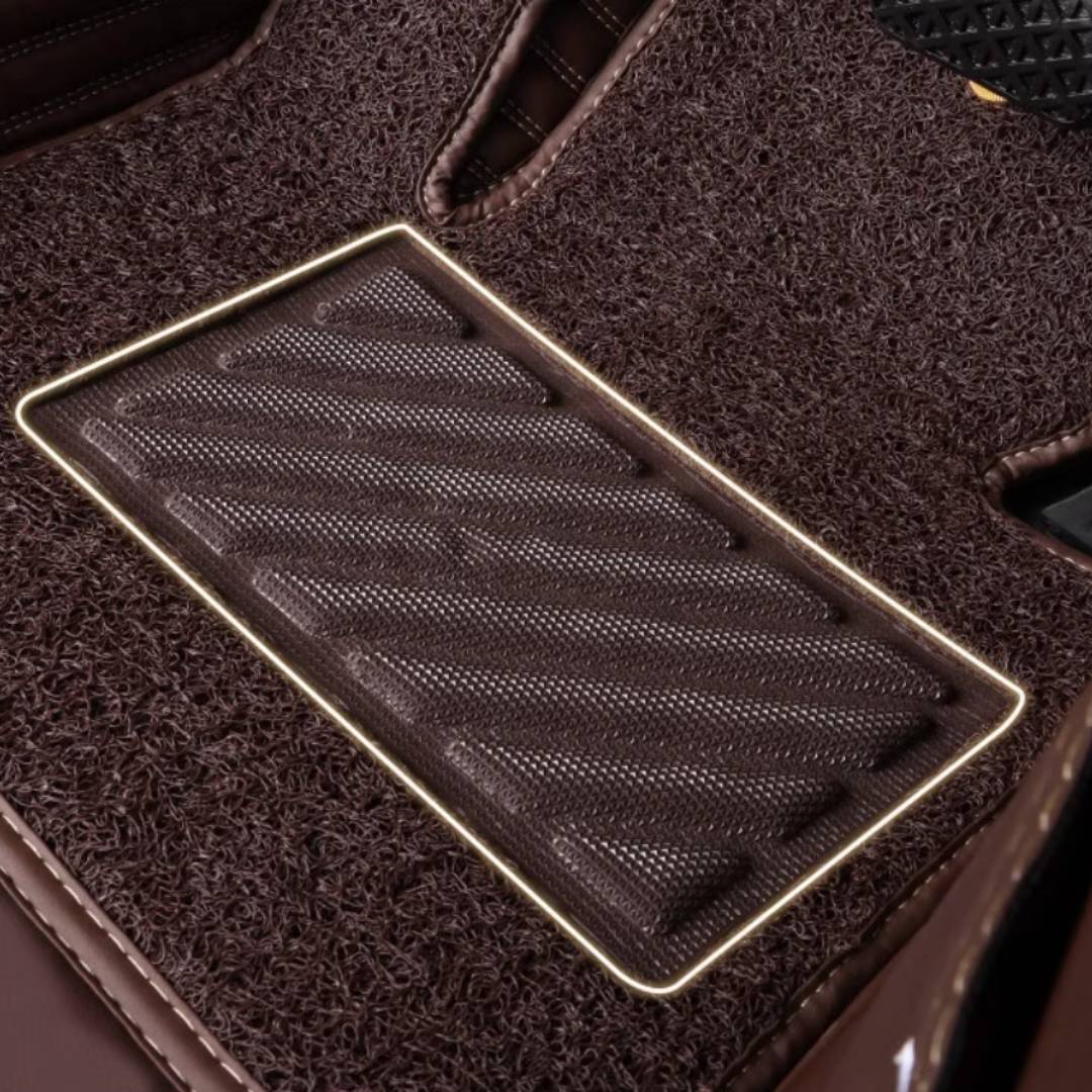 360° Full Coverage Soft Carpet Floor Mats, Door Sill Style with High-Density Carpet