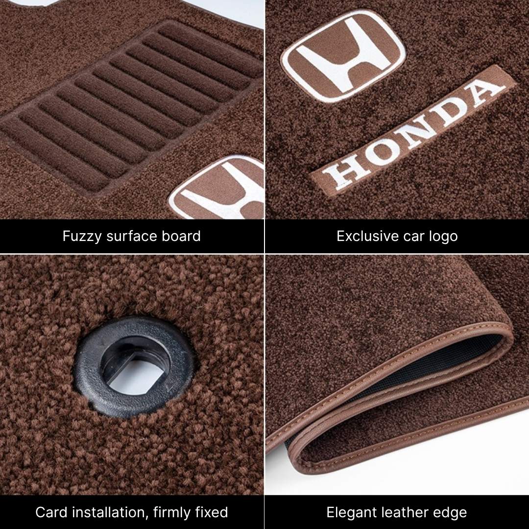 Full Coverage Carpet Floor Mats, Custom Fit for Front and Rear Rows