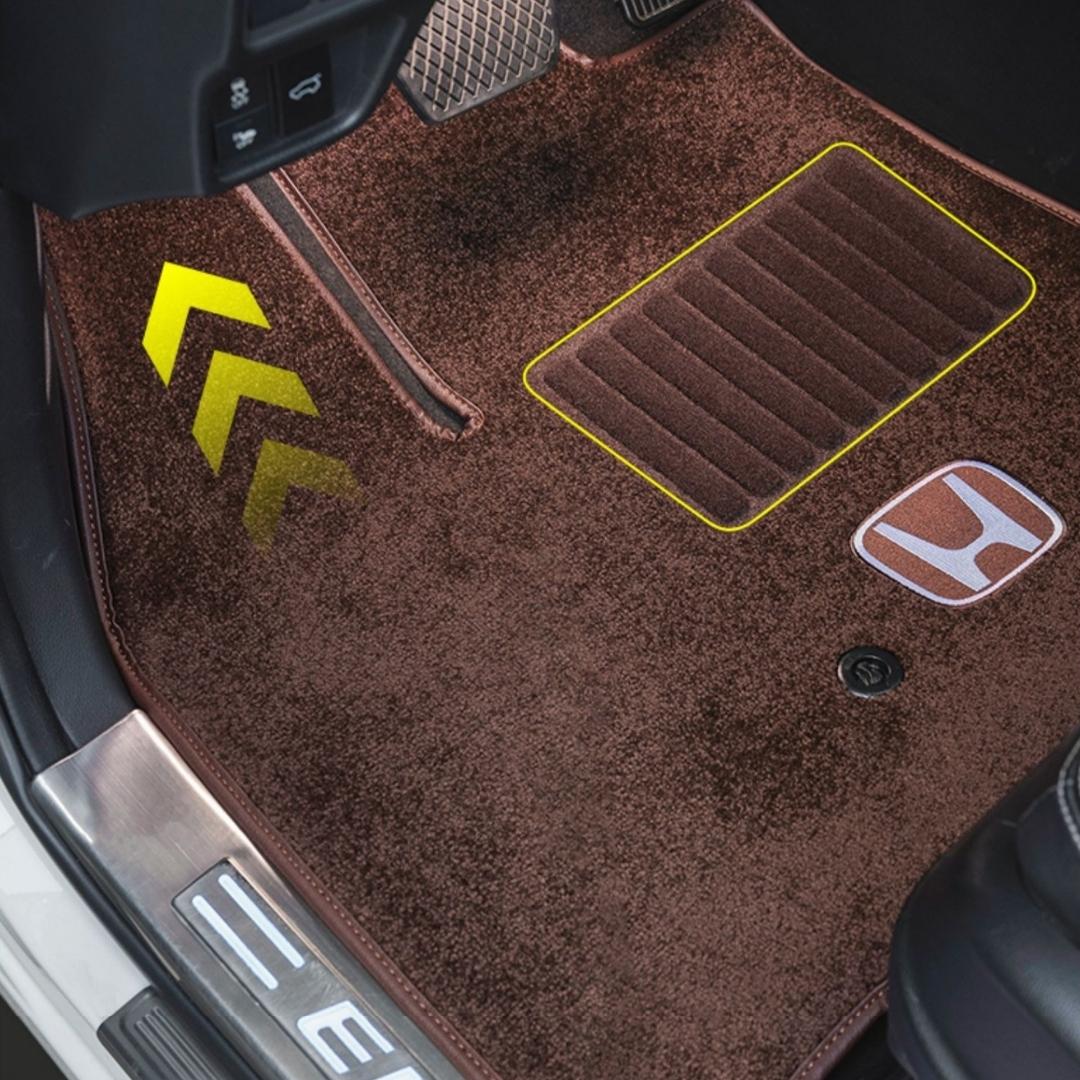 Full Coverage Carpet Floor Mats, Custom Fit for Front and Rear Rows