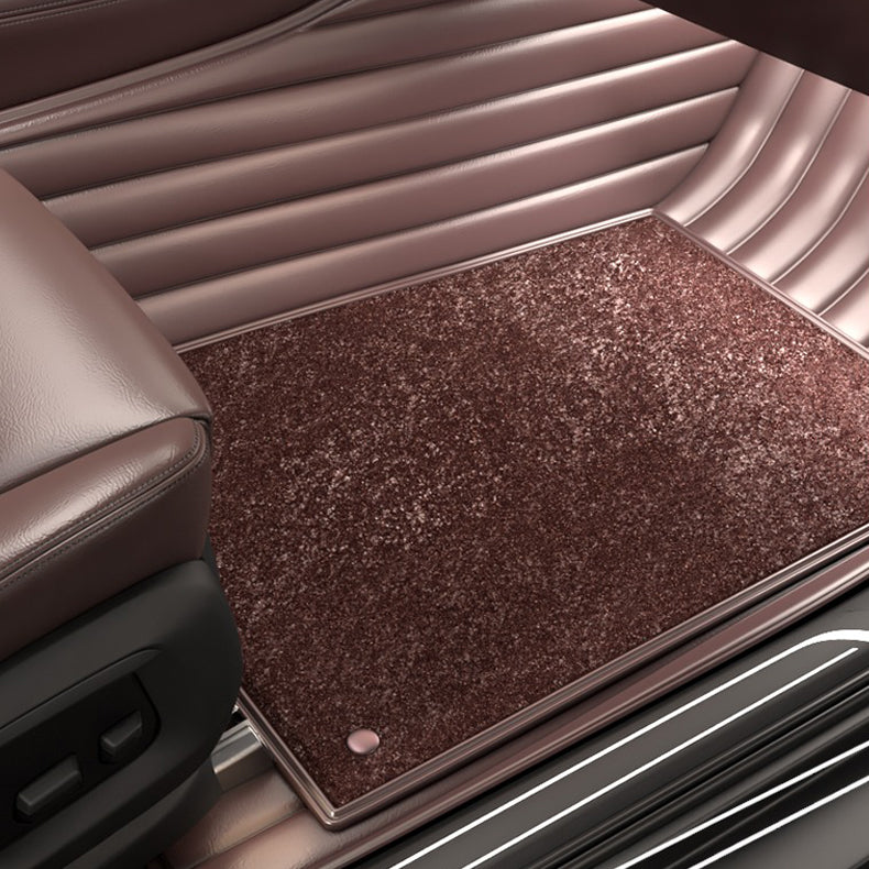 Leather Custom Full Set Car Floor Mats | Full Wrap-Around Car Mat