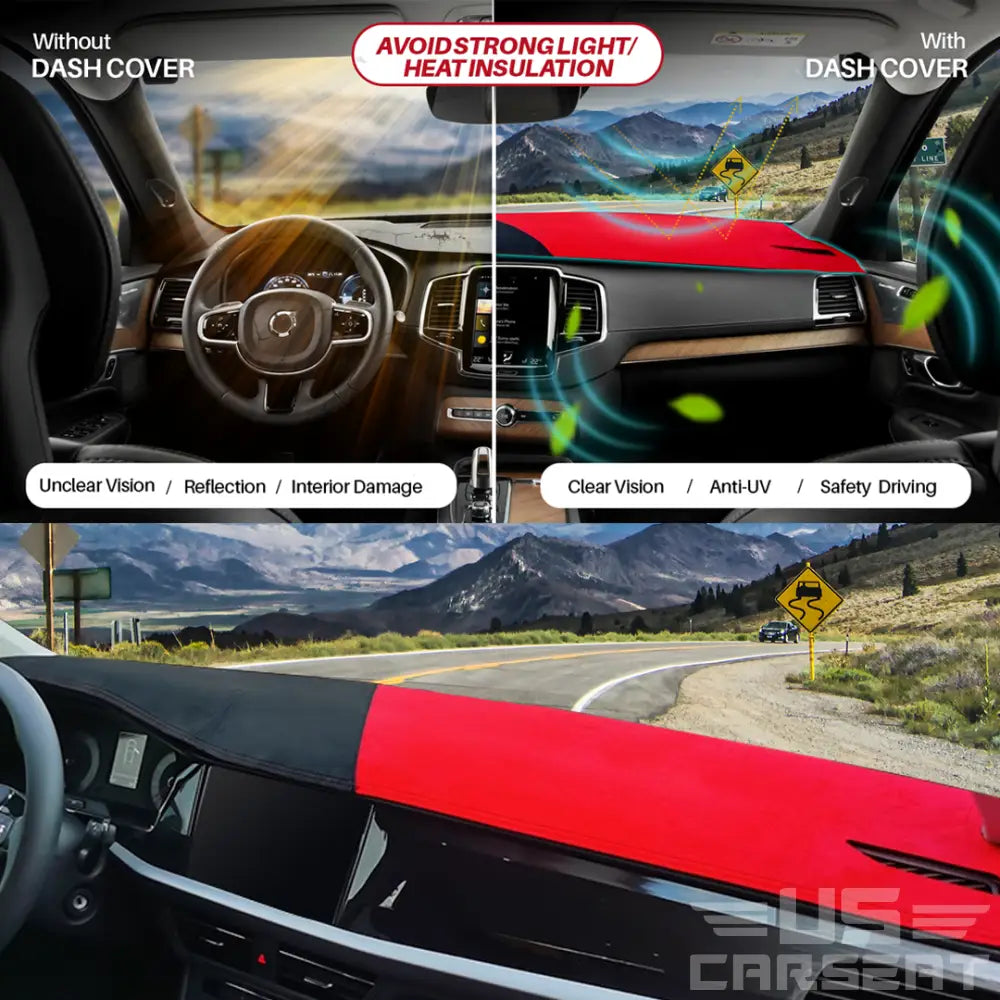 Custom Fit Dashboard Mat Cover For Sedan, Hatchback, SUV, MPV, Truck
